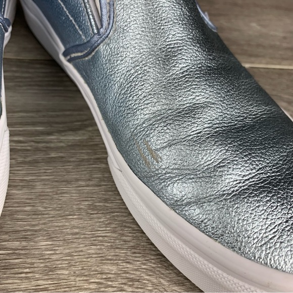 Vans Metallic Leather Skate Loafer-Style Flat Shoe size 7.5 Women’s - Picture 4 of 7